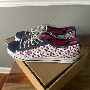 Keds collab Alania Marie Sneakers Lobster Print Canvas Lace Up Casual Shoes